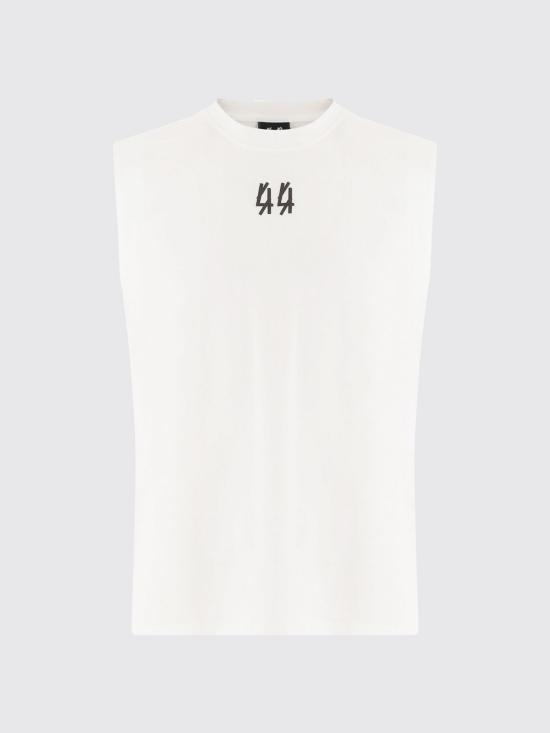 26SS 44레이블 반팔 티셔츠 B0030654FA706 P764 White - 44 LABEL