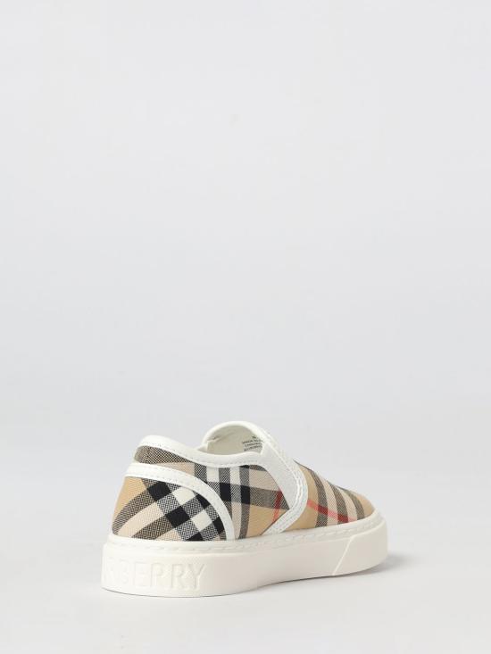 26SS [키즈] 버버리 스니커즈 8118189 B9368 Beige - BURBERRY