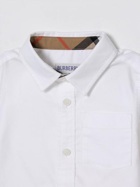 26SS [키즈] 버버리 셔츠 8121251 A1464 White - BURBERRY