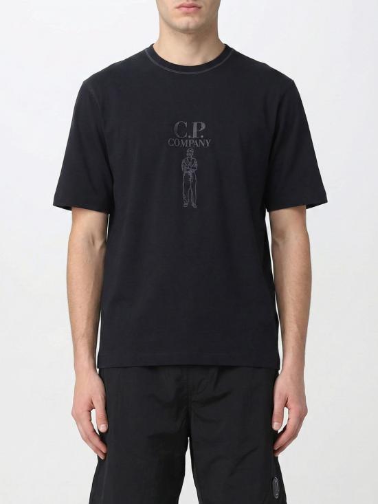 26SS 씨피 컴퍼니 반팔 티셔츠 20CMTS120A110580W 888 Black