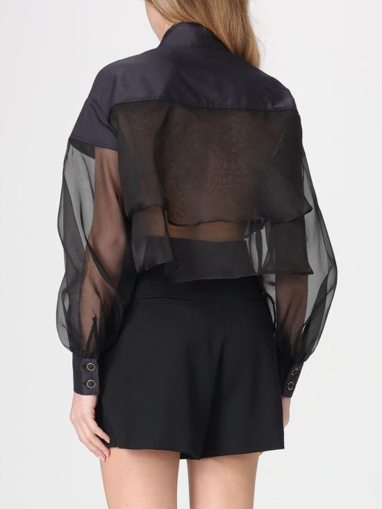 26SS 엘리자베타프랜치 셔츠 CA11861E2 110 Black - ELISABETTA FRANCHI