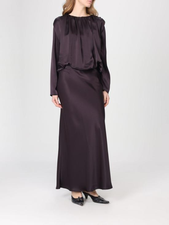 26SS 리비아나 콘티 롱 스커트 F6SS78 W18 0 Brown - LIVIANA CONTI