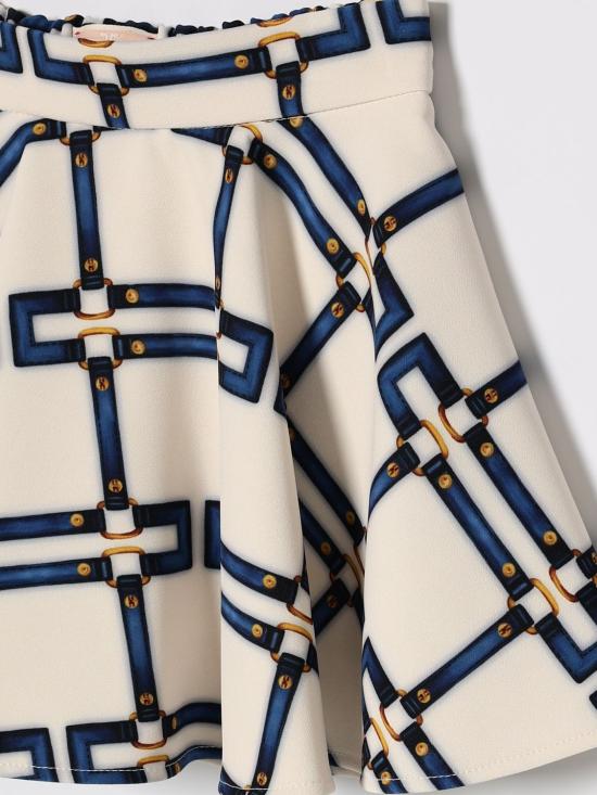 26SS [키즈] 엘리자베타프랜치 스커트 EGGO055GAE01 0072 Butter - ELISABETTA FRANCHI