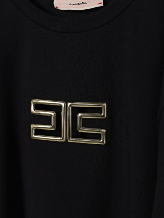 26SS [키즈] 엘리자베타프랜치 티셔츠 EFTS261JE006 N005 Black - ELISABETTA FRANCHI