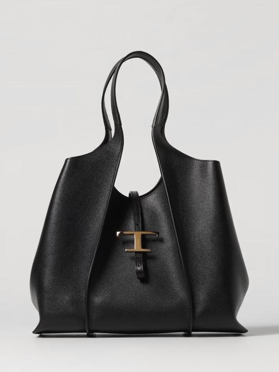 26SS 토즈 T 타임리스 미니 쇼핑백 XBWTSBA0300Q8E B999 Black