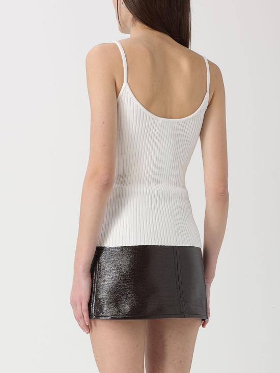 26SS 쿠레쥬 반팔 티셔츠 PERMDE012FI0001 0001 White - COURREGES