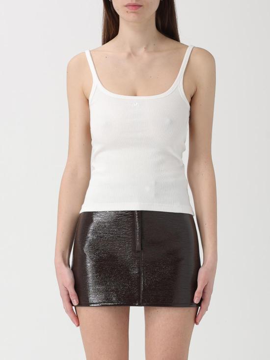 26SS 쿠레쥬 반팔 티셔츠 126JDE152JS0194 0001 White