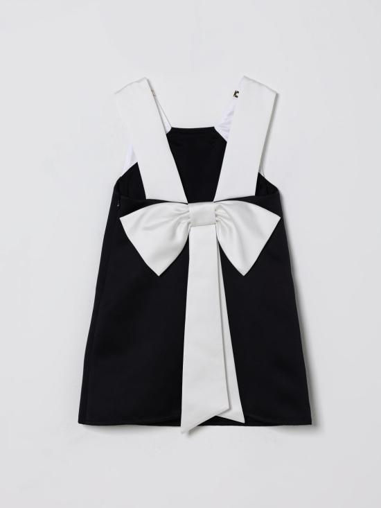 26SS [키즈] 엘리자베타프랜치 원피스 EFAB668RA016 D285 Black - ELISABETTA FRANCHI