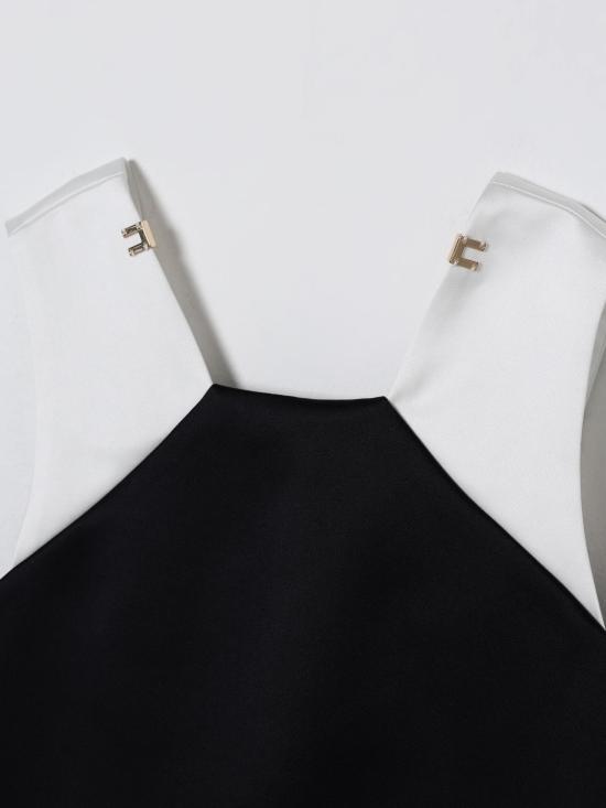 26SS [키즈] 엘리자베타프랜치 원피스 EFAB668RA016 D285 Black - ELISABETTA FRANCHI