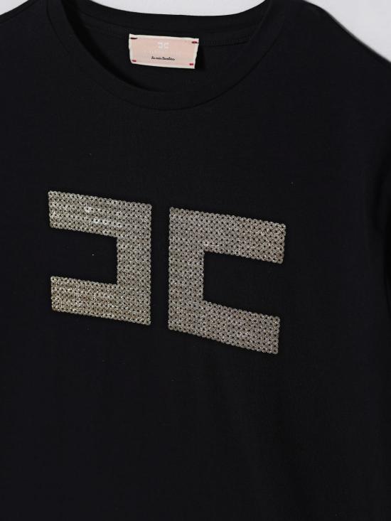 26SS [키즈] 엘리자베타프랜치 티셔츠 EFTS259JE006 N005 Black - ELISABETTA FRANCHI