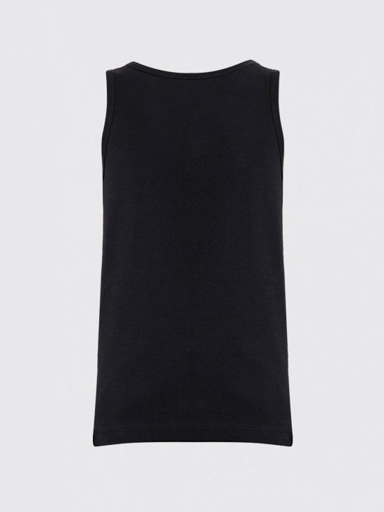 26SS 44레이블 반팔 티셔츠 B0030579FA584 P665 Black - 44 LABEL