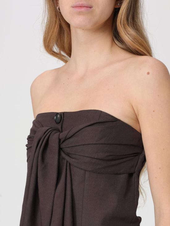 26SS 리비아나 콘티 민소매 티셔츠 F6SL82 W18 0 Brown - LIVIANA CONTI