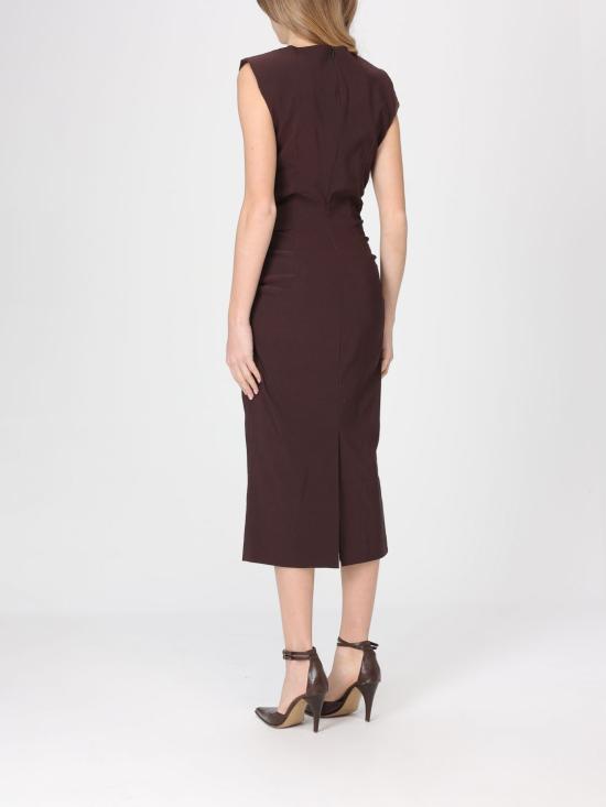 26SS 리비아나 콘티 롱 원피스 F6SR25 W18 0 Brown - LIVIANA CONTI