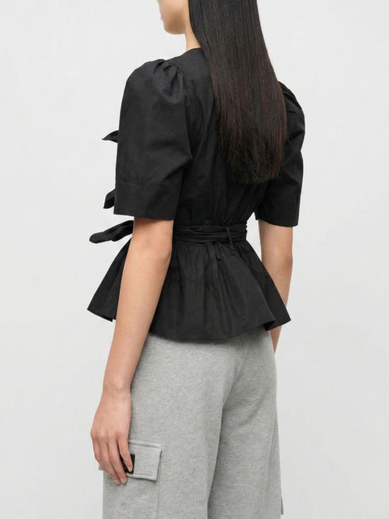 26SS 가니 블라우스 W0378 099 Black - GANNI