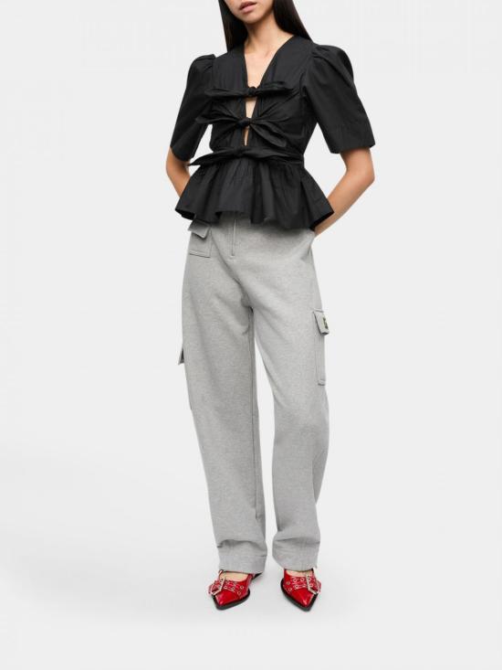 26SS 가니 블라우스 W0378 099 Black - GANNI