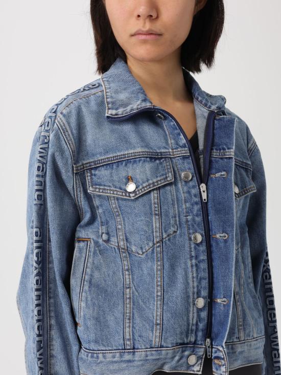 26SS 알렉산더 왕 데님 자켓 4DC1262952 458C Gnawed Blue - ALEXANDER WANG
