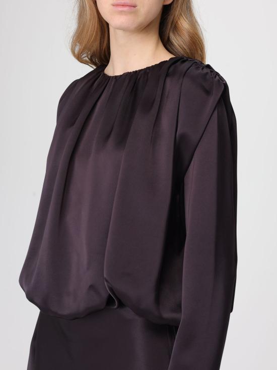 26SS 리비아나 콘티 블라우스 F6SS57 W18 0 Brown - LIVIANA CONTI