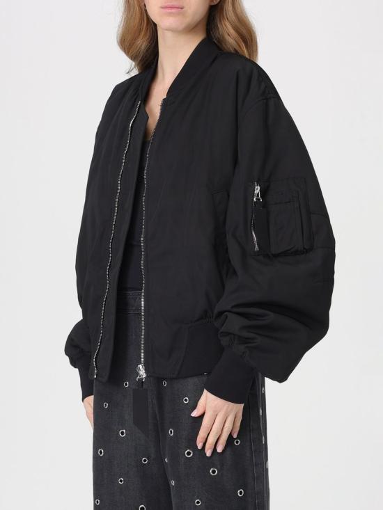 26SS 디 아티코 봄버 자켓 260WCB00070PLL001AA 100 Black - THE ATTICO