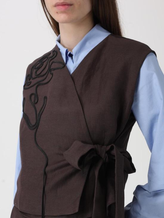 26SS 리비아나 콘티 베스트 F6SL90 W18 0 Brown - LIVIANA CONTI