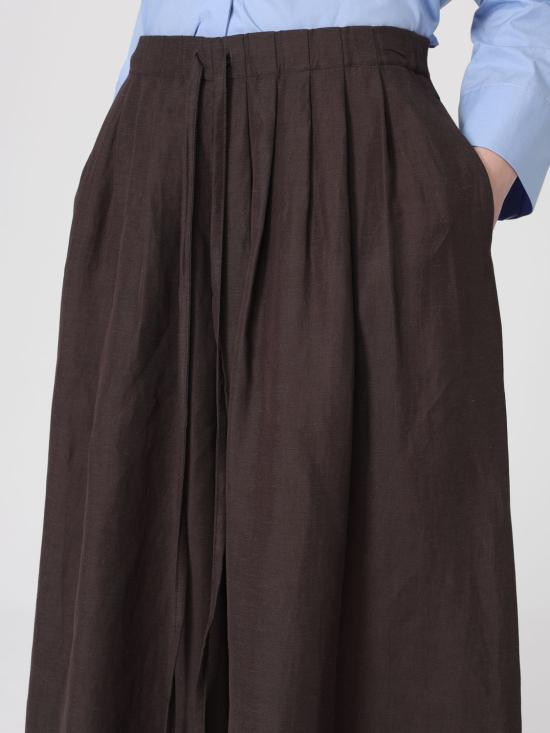 26SS 리비아나 콘티 팔라초 팬츠 F6SL75 W18 0 Brown - LIVIANA CONTI