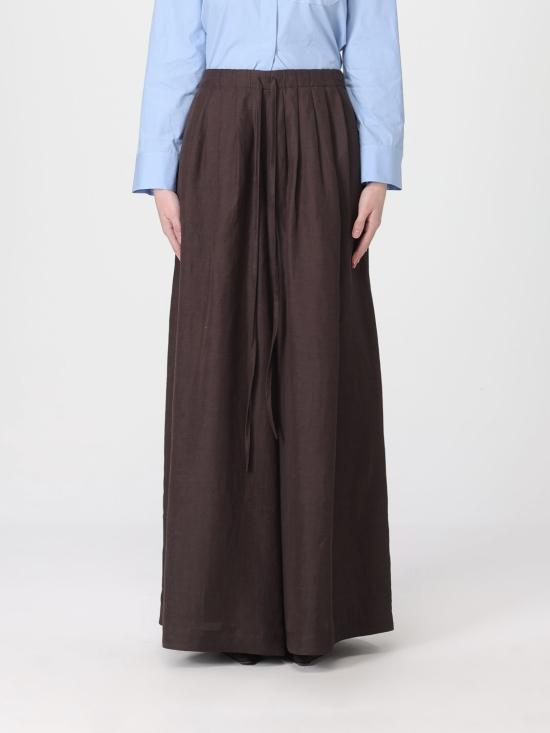 26SS 리비아나 콘티 팔라초 팬츠 F6SL75 W18 0 Brown