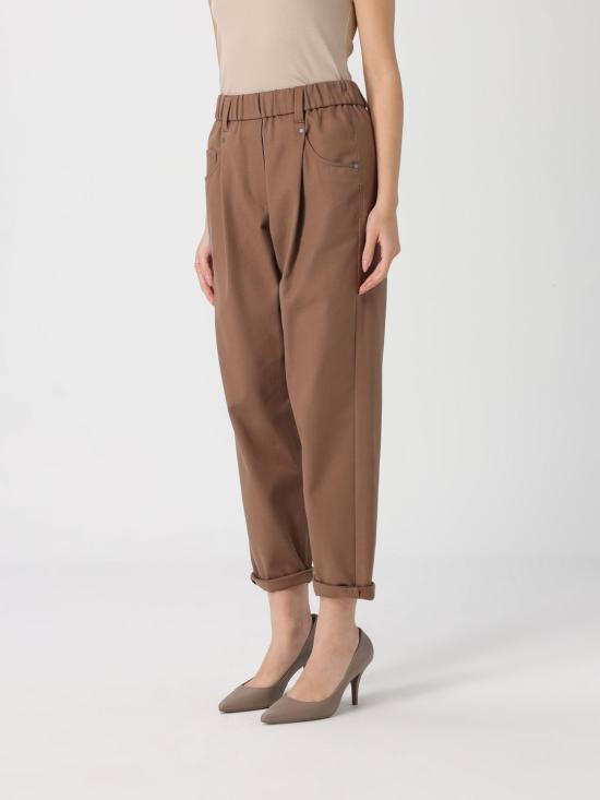 26SS 브루넬로 쿠치넬리 트레이닝/조거 팬츠 MA126P8417 C9311 Leather - BRUNELLO CUCINELLI