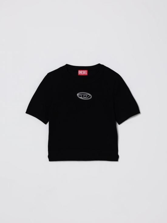 26SS [키즈] 디젤 티셔츠 J02654RLAXU K900 Black