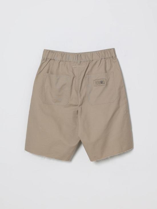 26SS [키즈] MM6 메종마르지엘라 쇼츠/버뮤다 M60966MM07D M6709 Beige - MM6 MAISON MARGIELA