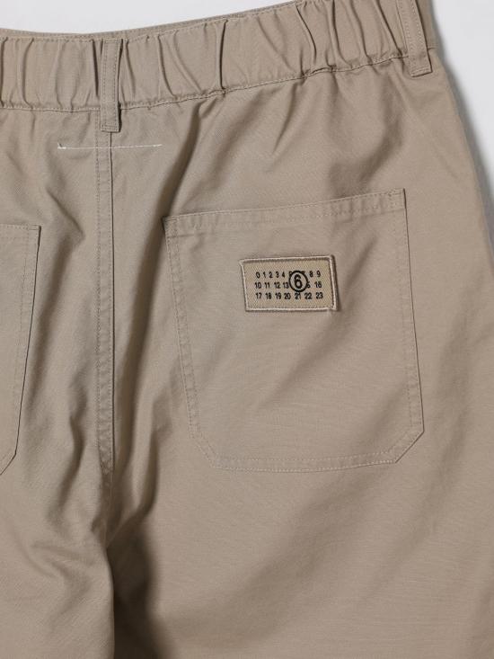 26SS [키즈] MM6 메종마르지엘라 쇼츠/버뮤다 M60966MM07D M6709 Beige - MM6 MAISON MARGIELA