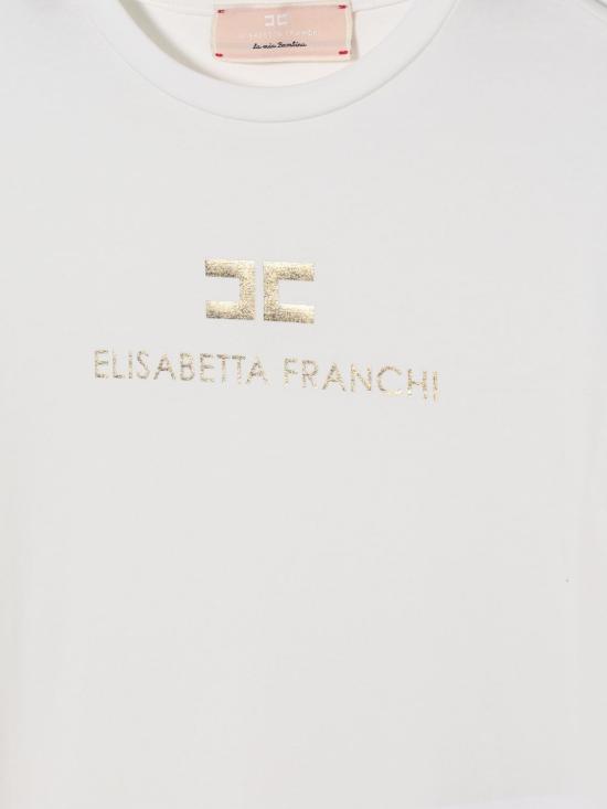 26SS [키즈] 엘리자베타프랜치 티셔츠 EFTS260JE006 0115 Ivory - ELISABETTA FRANCHI