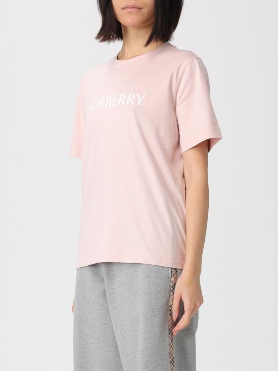 26SS 버버리 로고 코튼 티셔츠 8118976 Lilac - BURBERRY