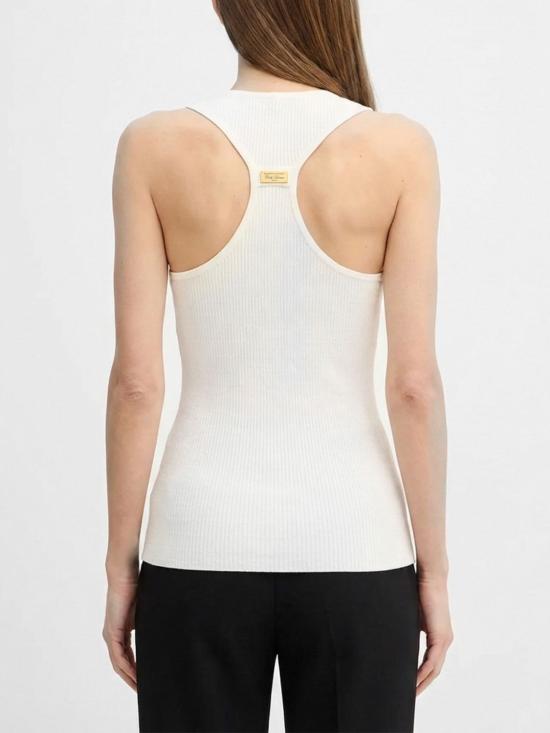 26SS 엘리자베타프랜치 반팔 티셔츠 TK75B61E2 360 White - ELISABETTA FRANCHI