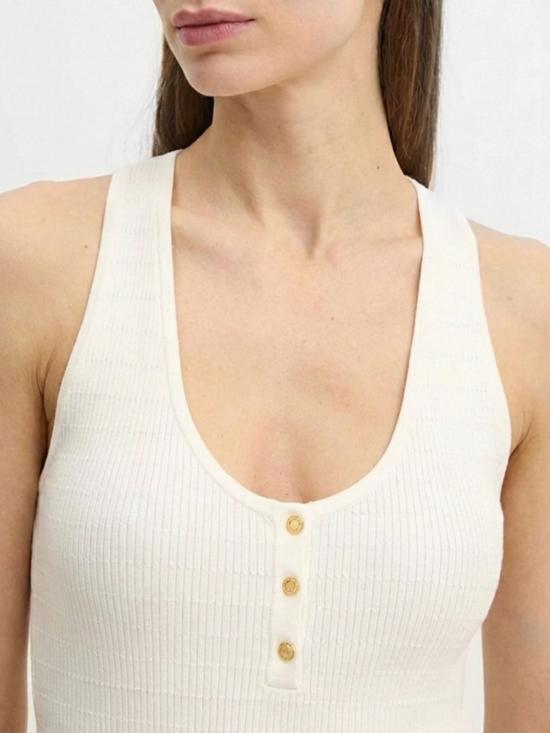 26SS 엘리자베타프랜치 반팔 티셔츠 TK75B61E2 360 White - ELISABETTA FRANCHI