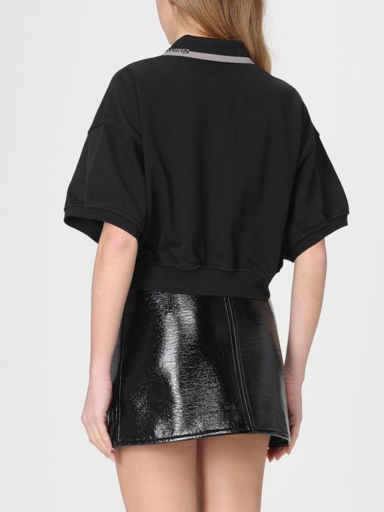 26SS 알렉산더 왕 폴로 티셔츠 4CC1261207 001 Black - ALEXANDER WANG