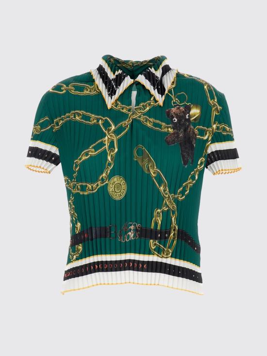 26SS 아크네 스튜디오 폴로 티셔츠 AC0786 AB8 Green - ACNE STUDIOS