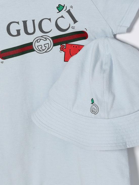 26SS [키즈] 구찌 오버롤 855839XJHPW 4454 Gnawed Blue - GUCCI