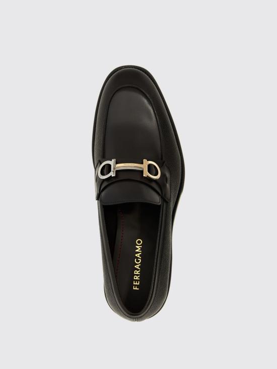 25FW 살바토레 페라가모 로퍼 029276 778841 HICKORY Black - SALVATORE FERRAGAMO