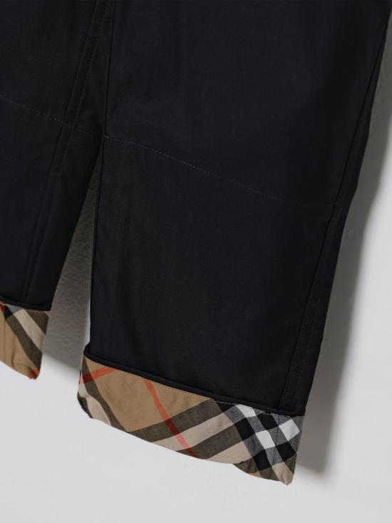 26SS [키즈] 버버리 스트레이트 팬츠 8117171 A1189 Black - BURBERRY