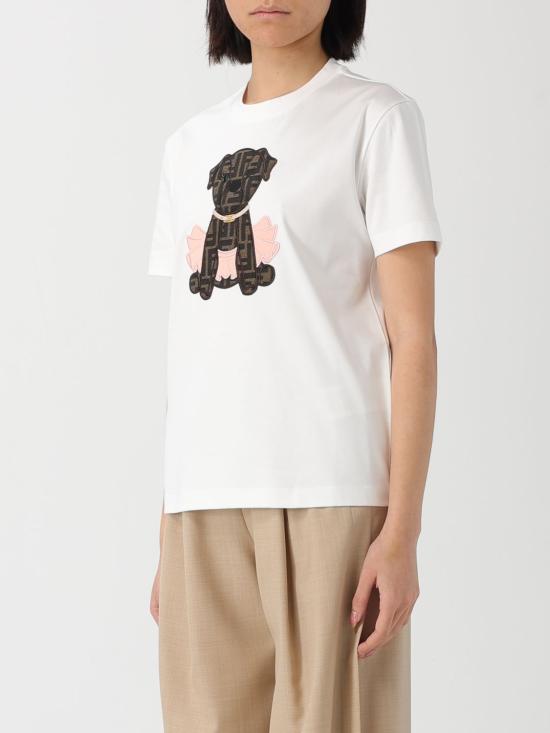 26SS 펜디 반팔 티셔츠 FS7254AW94 F08QQ White - FENDI