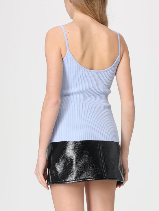 26SS 쿠레쥬 반팔 티셔츠 PERMDE012FI0001 7005 Blue - COURREGES