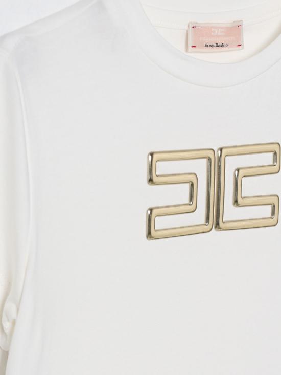 26SS [키즈] 엘리자베타프랜치 티셔츠 EGTS107JE006 0115 White - ELISABETTA FRANCHI