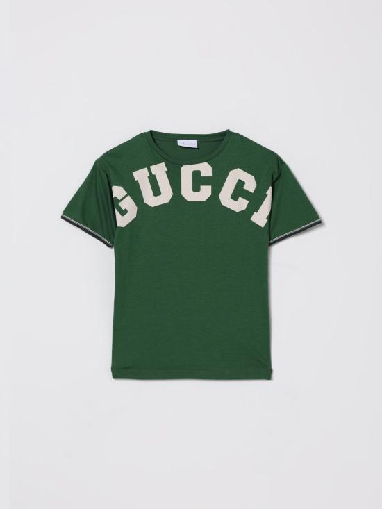 26SS [키즈] 구찌 티셔츠 855823XJHPQ 3826 Green