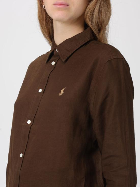 26SS 폴로 랄프로렌 셔츠 211970730 508 Brown - POLO RALPH LAUREN