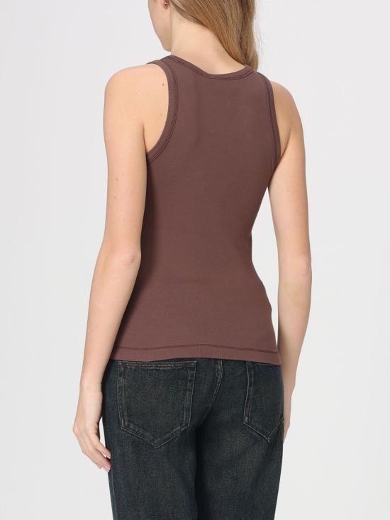 26SS 디젤 반팔 티셔츠 A199080JMBA 61J Brown - DIESEL