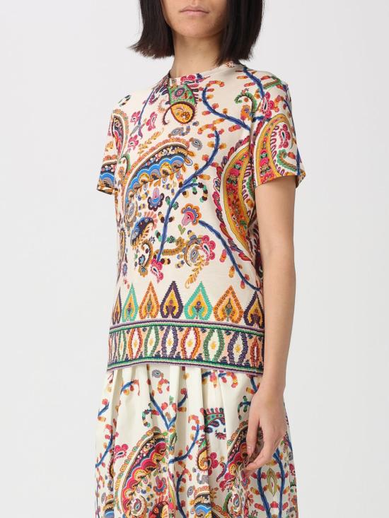 26SS 에트로 반팔 티셔츠 WRMA0006AKH26 X0800 White - ETRO