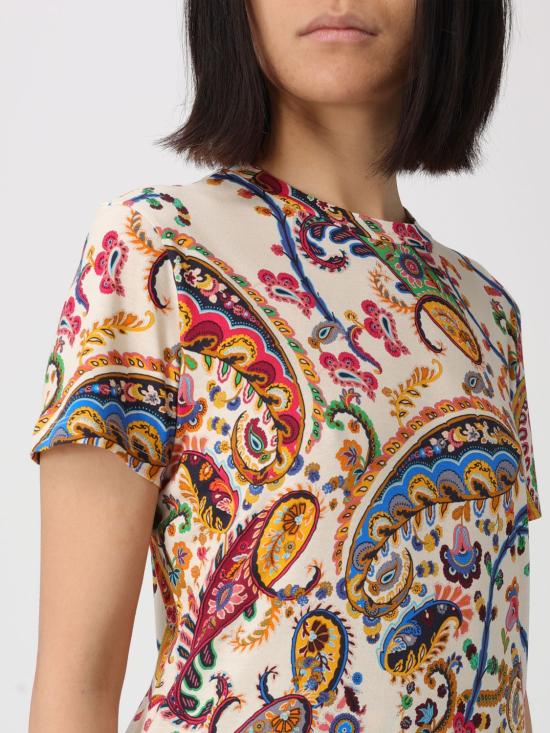 26SS 에트로 반팔 티셔츠 WRMA0006AKH26 X0800 White - ETRO