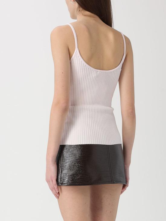 26SS 쿠레쥬 반팔 티셔츠 PERMDE012FI0001 5009 Pink - COURREGES