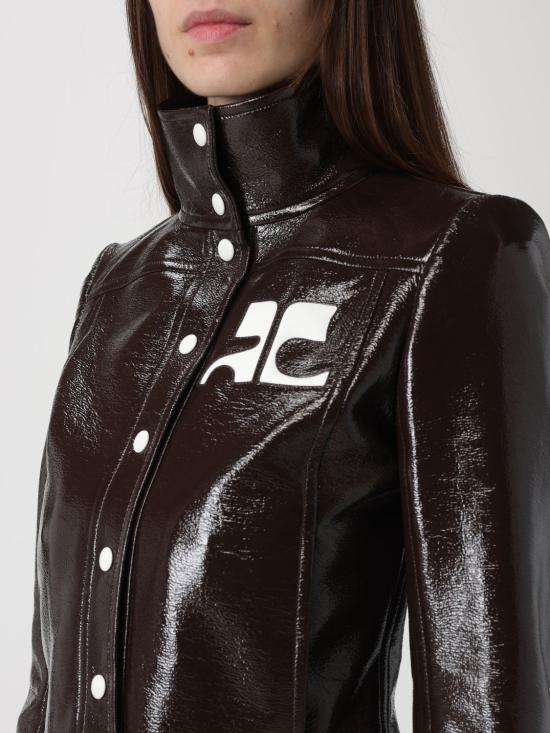 26SS 쿠레쥬 자켓 PERCBL005VY0014 1983 Brown - COURREGES