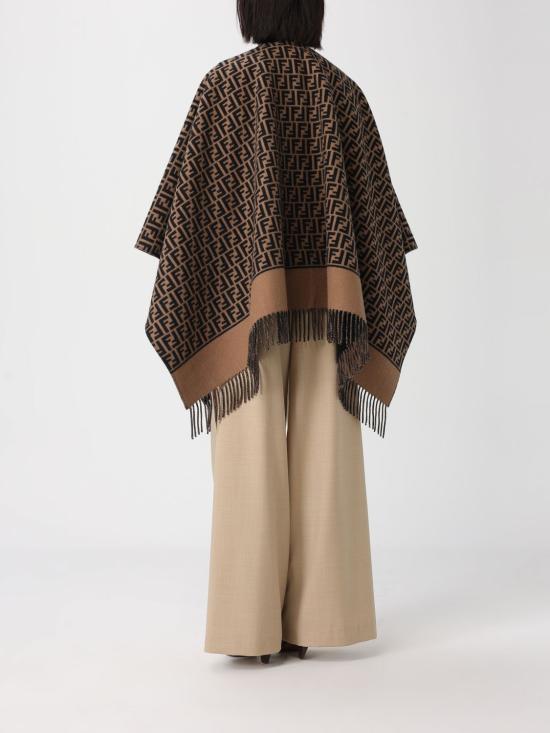 26SS 펜디 코트 FXX723AQCW F0QE1 Tobacco - FENDI