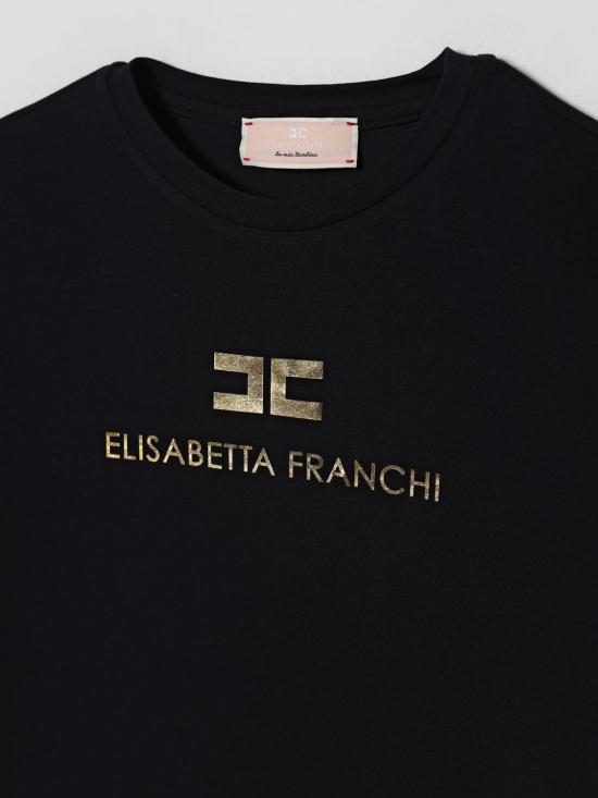 26SS [키즈] 엘리자베타프랜치 티셔츠 EFTS260JE006 N005 Black - ELISABETTA FRANCHI
